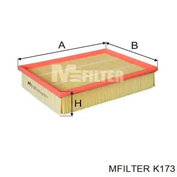 Фільтр повітряний Mfilter K173