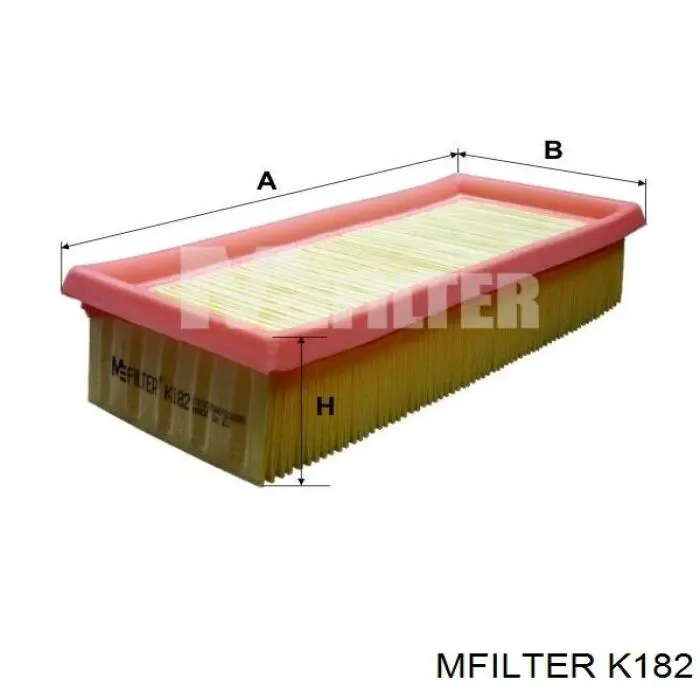K182 Mfilter фільтр повітряний