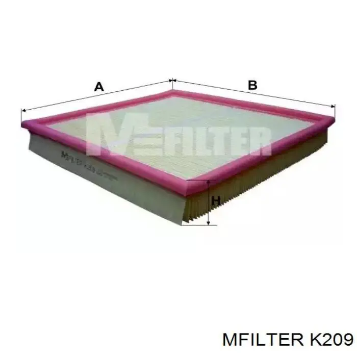 Елемент повітряного фільтра Mfilter K209 ціна, від 4.66 USD