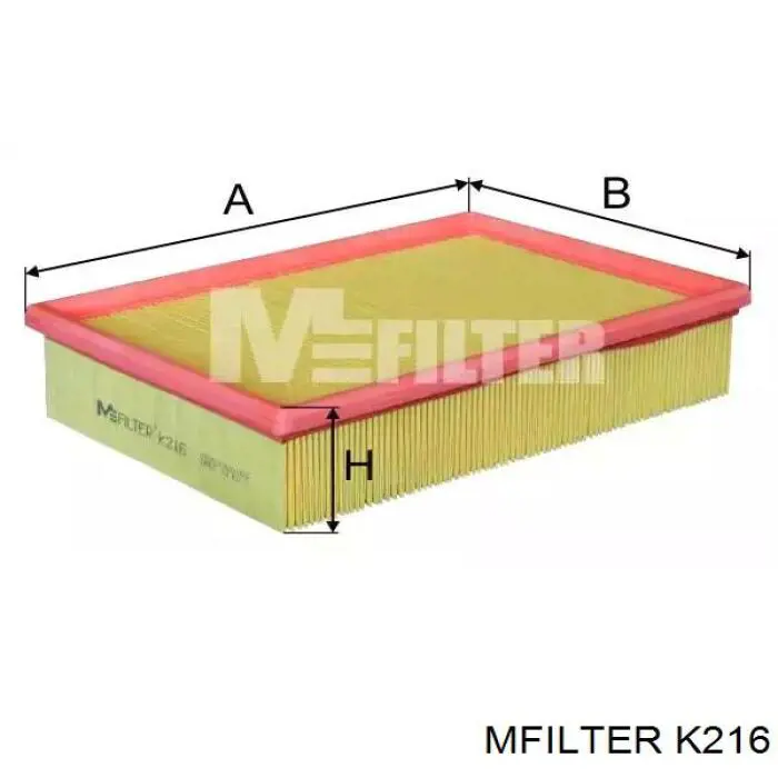 Купити K216 Mfilter Автомобільний фільтр повітря
