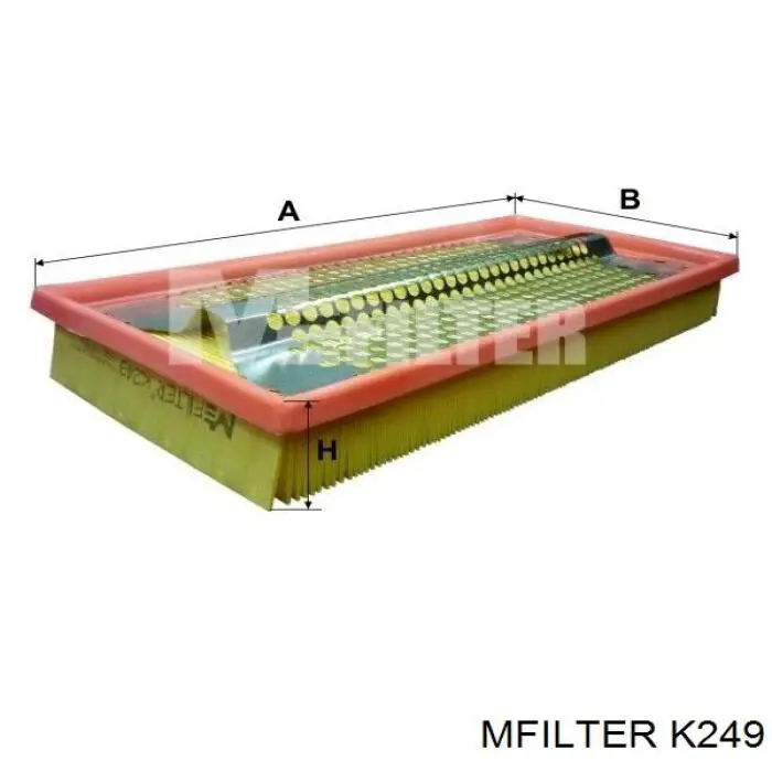 Купити K249 Mfilter Автомобільний фільтр повітря