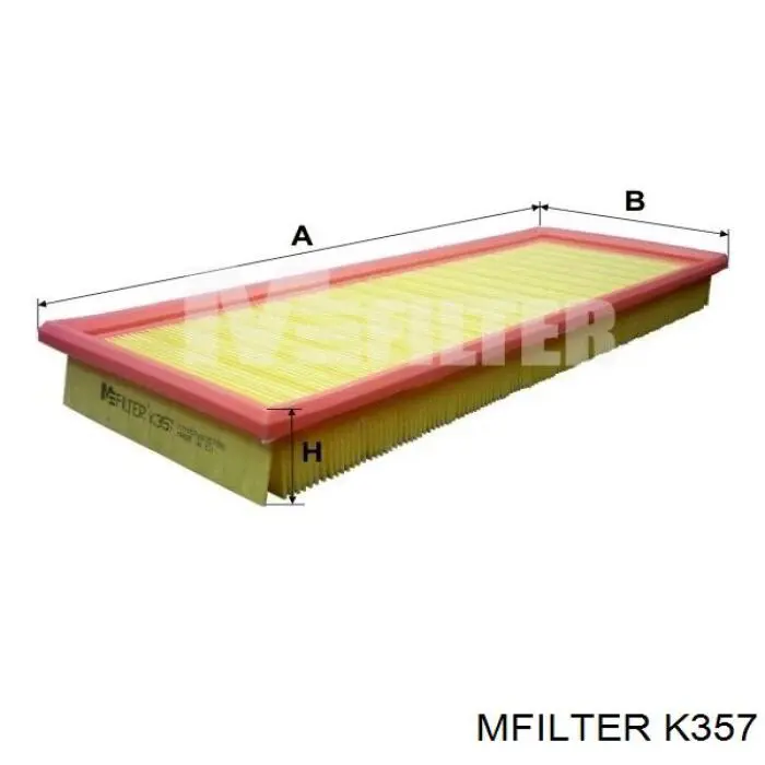 Купити K357 Mfilter Автомобільний фільтр повітря