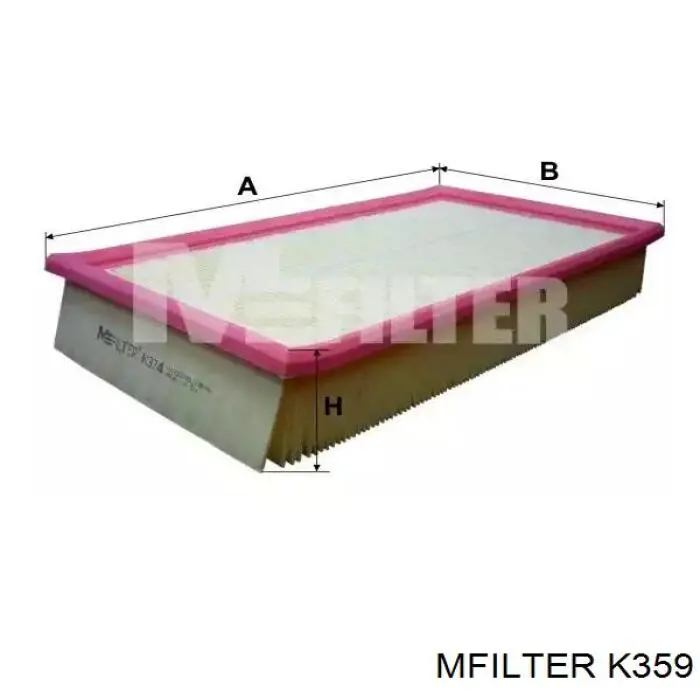 Елемент повітряного фільтра Mfilter K359 ціна, від 7.30 USD