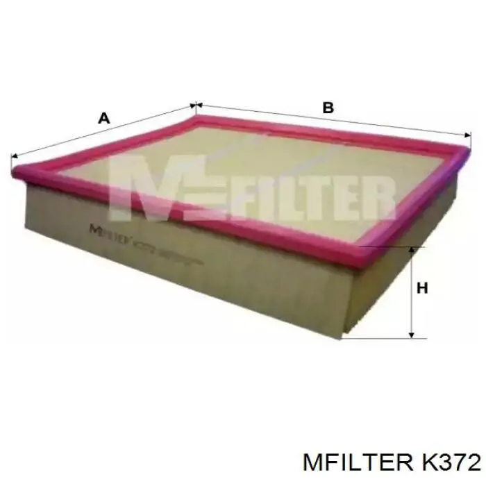 Купити K372 Mfilter Автомобільний фільтр повітря