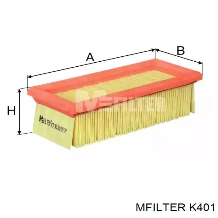Елемент повітряного фільтра Mfilter K401 ціна, від 3.49 USD