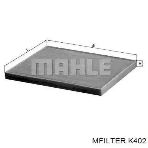 Елемент повітряного фільтра Mfilter K402 ціна, від 4.23 USD