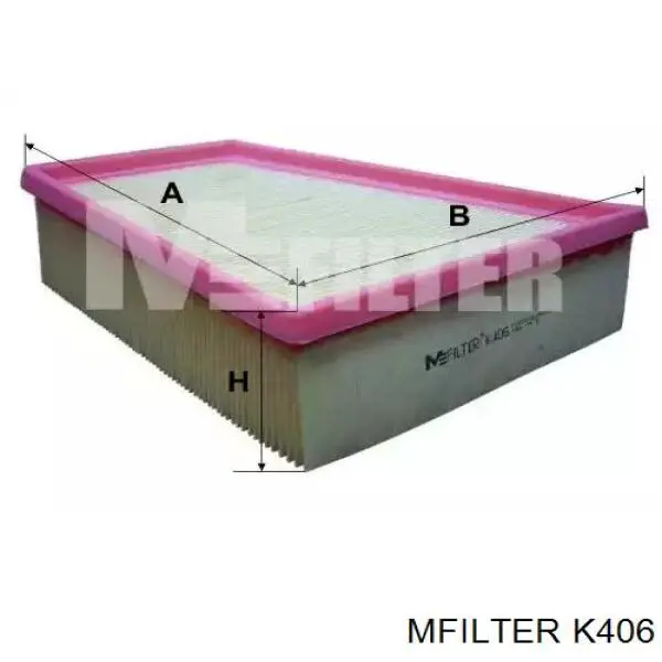 Елемент повітряного фільтра Mfilter K406 ціна, від 5.35 USD