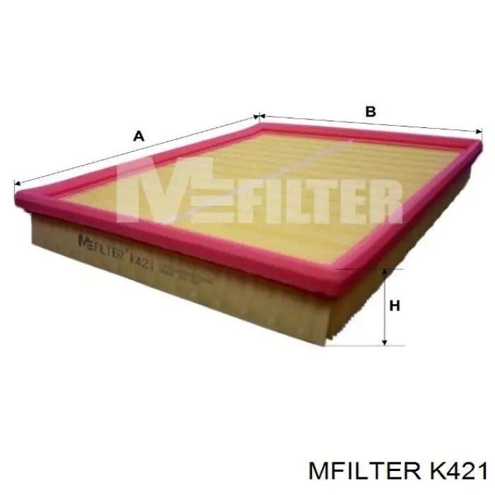 K421 Mfilter фільтр повітряний