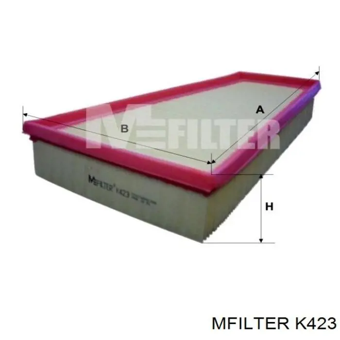 Купити K423 Mfilter Автомобільний фільтр повітря
