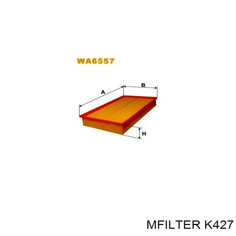 Елемент повітряного фільтра Mfilter K427 ціна, від 7.47 USD