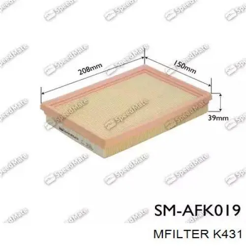 Елемент повітряного фільтра Mfilter K431 ціна, від 3.97 USD
