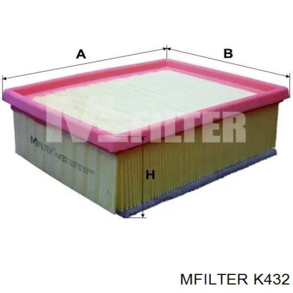 K432 Mfilter фільтр повітряний