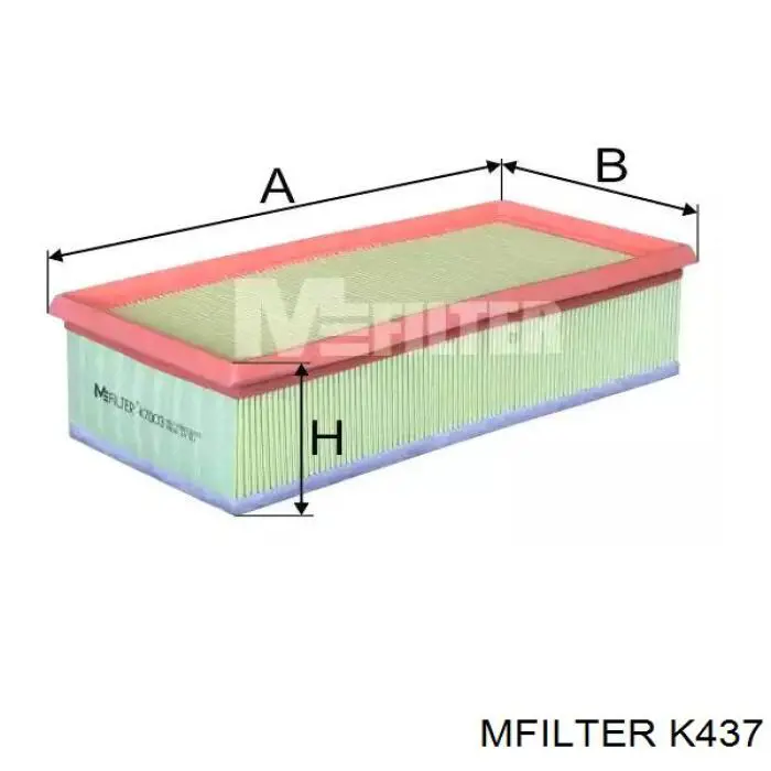 Елемент повітряного фільтра Mfilter K437 ціна, від 4.86 USD