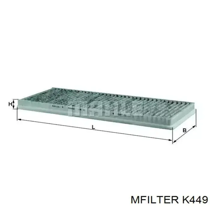 Купити K449 Mfilter Автомобільний фільтр повітря
