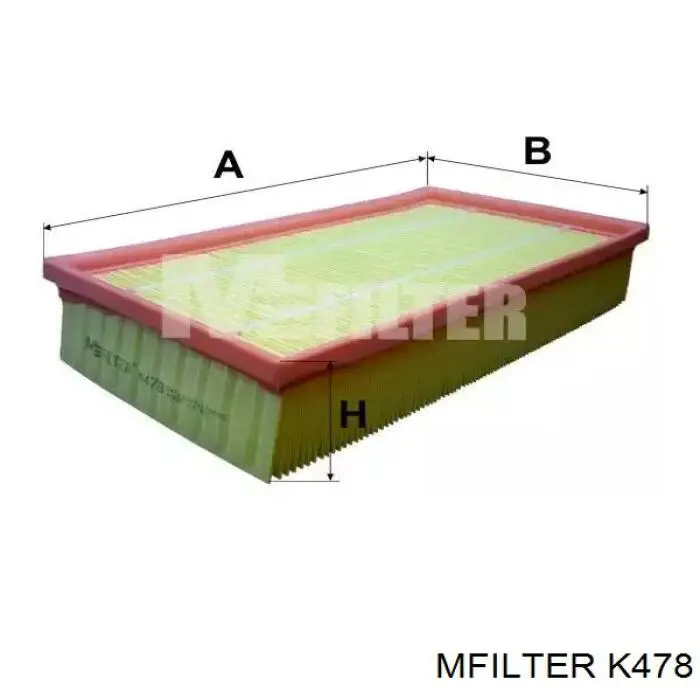 Купити K478 Mfilter Автомобільний фільтр повітря