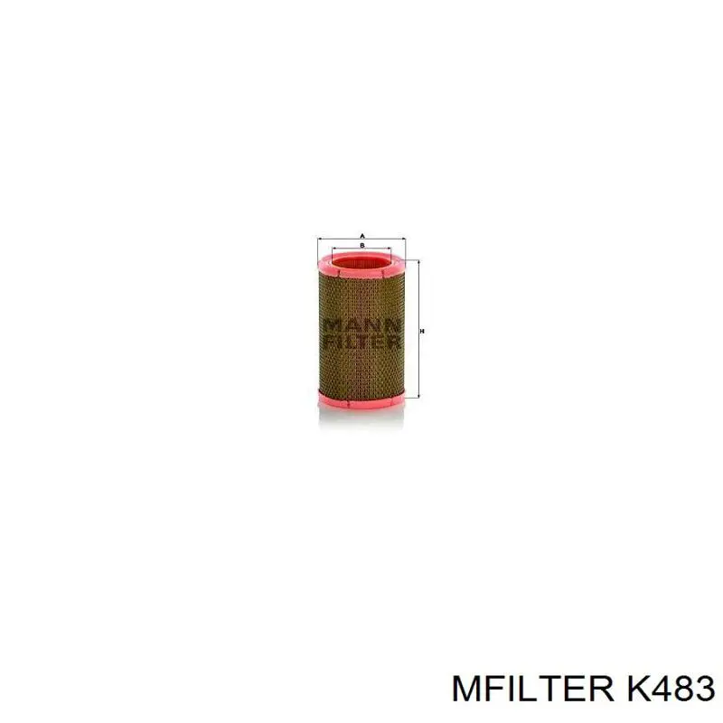 Повітряний фільтр C2678 Mann-Filter