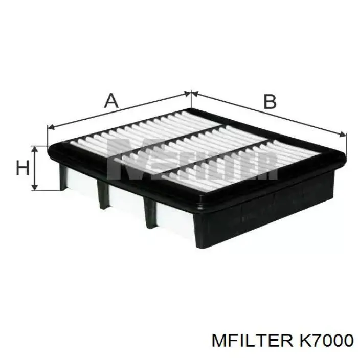 Елемент повітряного фільтра Mfilter K7000 ціна, від 3.99 USD