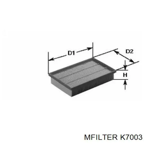 Купити K7003 Mfilter Автомобільний фільтр повітря