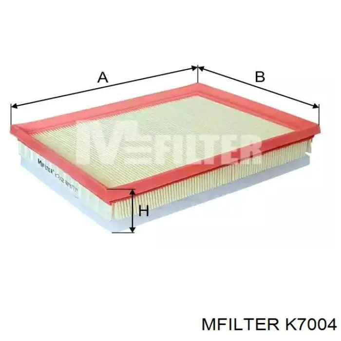 Фільтр повітряний Mfilter K7004