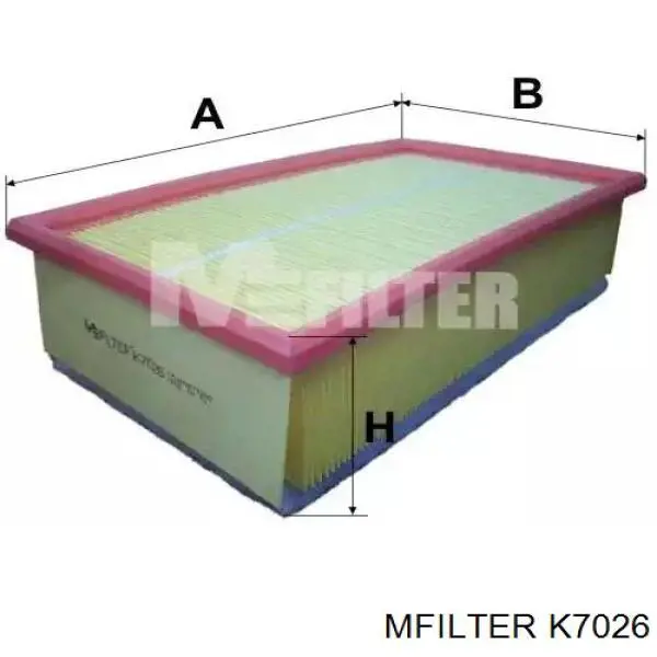 Елемент повітряного фільтра Mfilter K7026 ціна, від 9.44 USD
