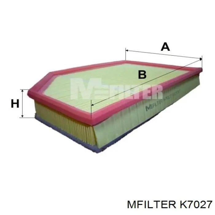 Фільтр повітряний K7027 Mfilter