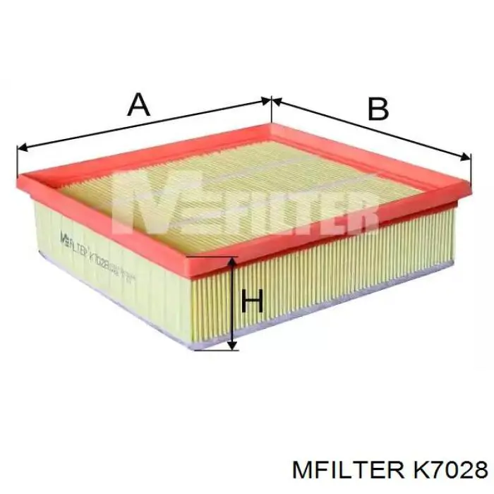 Купити K7028 Mfilter Автомобільний фільтр повітря