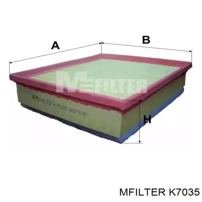 Купити K7035 Mfilter Автомобільний фільтр повітря