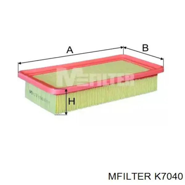 Фільтр повітряний K7040 Mfilter