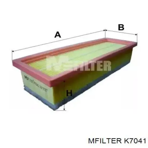 K7041 Mfilter фільтр повітряний