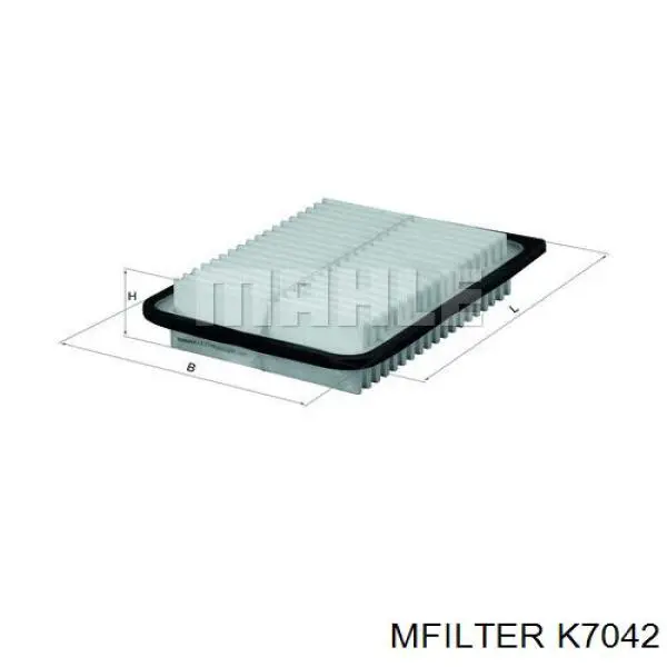 Фільтр повітряний K7042 Mfilter