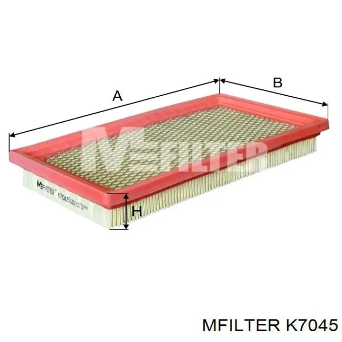 Фільтр повітряний K7045 Mfilter