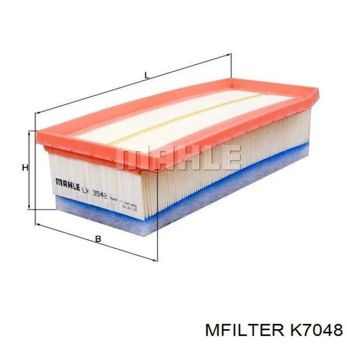 K7048 Mfilter фільтр повітряний