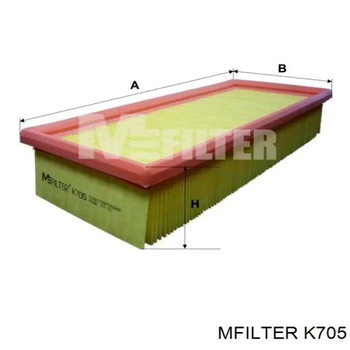 K705 Mfilter фільтр повітряний