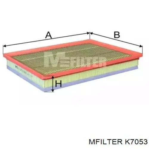 Купити K7053 Mfilter Автомобільний фільтр повітря