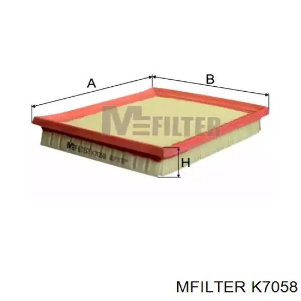 Купити K7058 Mfilter Автомобільний фільтр повітря