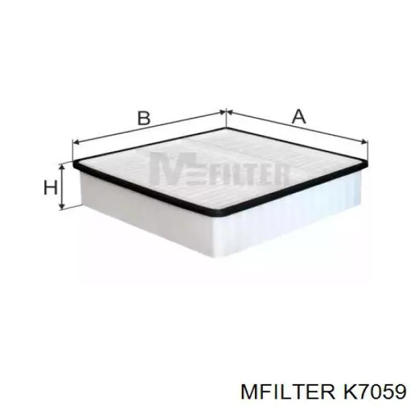 Фільтр повітряний K7059 Mfilter