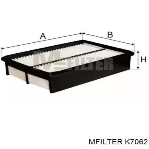 Фільтр повітряний K7062 Mfilter