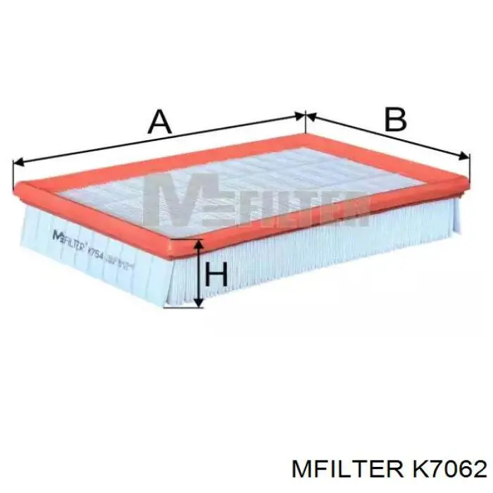 Купити K7062 Mfilter Автомобільний фільтр повітря