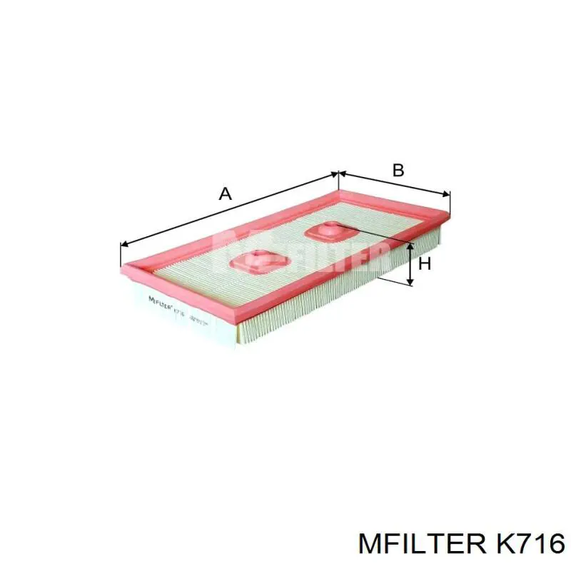K716 Mfilter фільтр повітряний