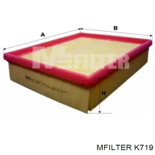 K719 Mfilter фільтр повітряний