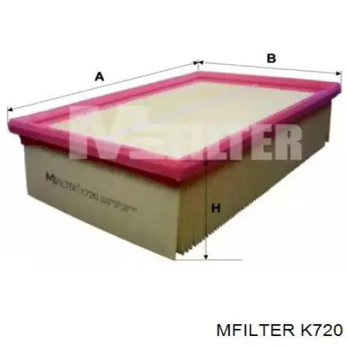 K720 Mfilter фільтр повітряний