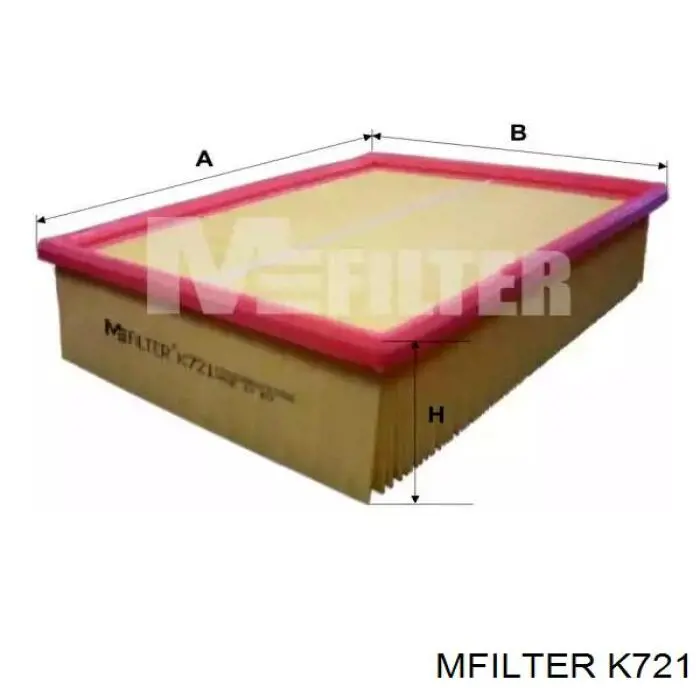 Купити K721 Mfilter Автомобільний фільтр повітря