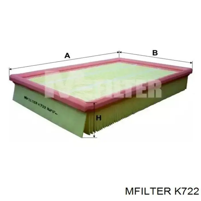 Елемент повітряного фільтра Mfilter K722 ціна, від 5.12 USD