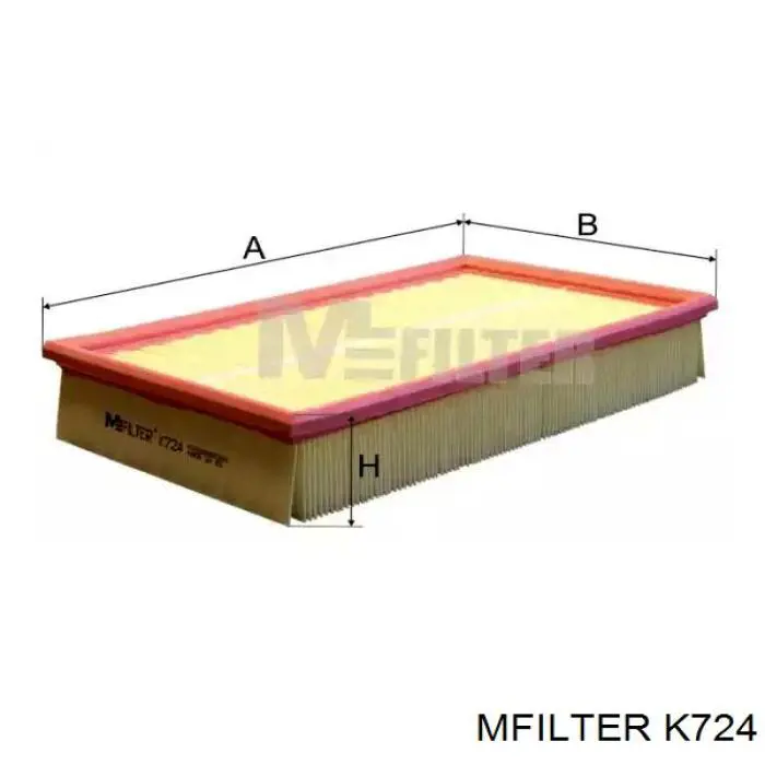 Фільтр повітряний K724 Mfilter