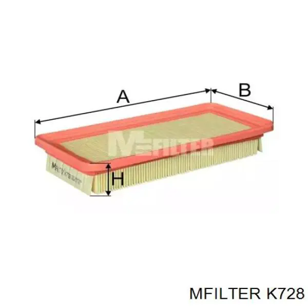 K728 Mfilter фільтр повітряний