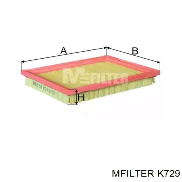 Елемент повітряного фільтра Mfilter K729 ціна, від 4.25 USD