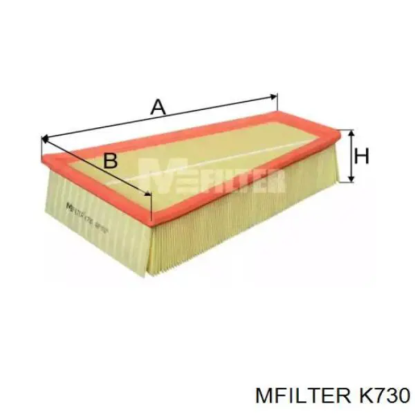 Повітряний фільтр K730 Mfilter