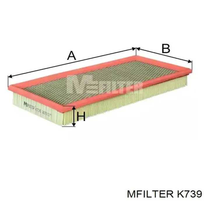 K739 Mfilter Повітряний фільтр двигуна