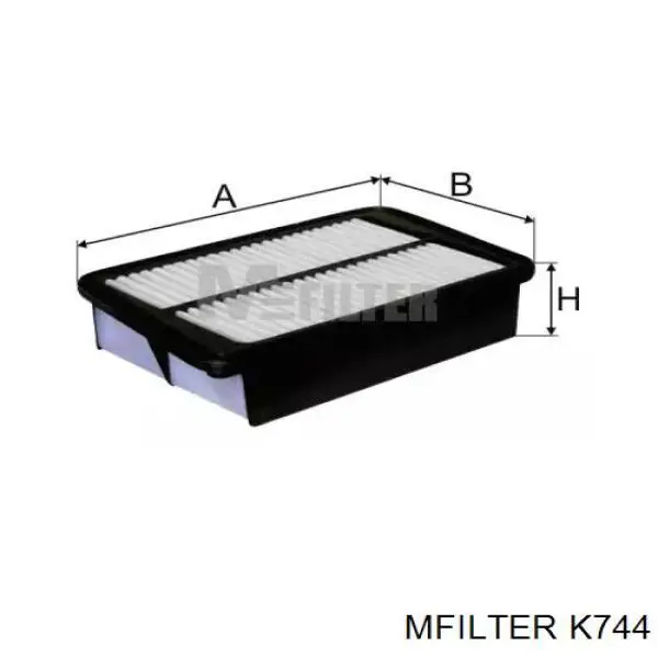 K744 Mfilter Повітряний фільтр двигуна