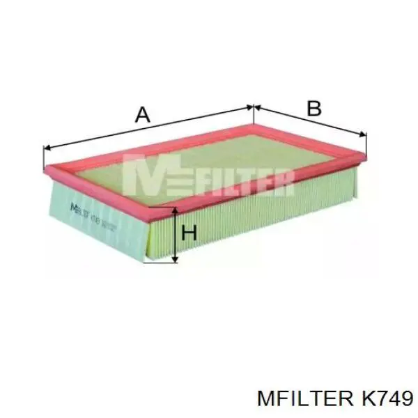 K749 Mfilter фільтр повітряний